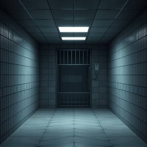 Imagen de una celda de custodia protectora, mostrando una estructura similar a una celda estándar pero con medidas adicionales de seguridad y privacidad.